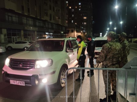 Bakıda komendant saatında nələr baş verib? - FOTO