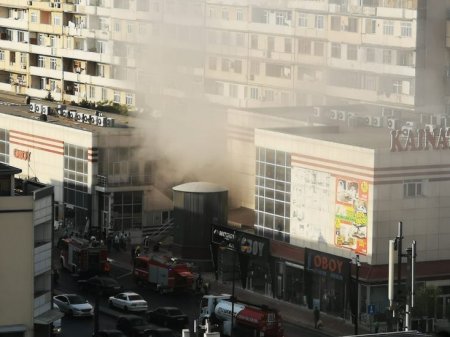 SON DƏQİQƏ! Bakıda yanğın başladı - FOTO