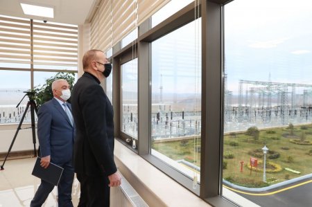 Prezident “Qobu” Enerji Qovşağının açılışında iştirak etdi - FOTO