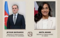 Ceyhun Bayramovla kanadalı həmkarı müzakirə apardı