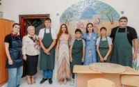 Prezidentin qızları internat tipli ümumtəhsil məktəbində - FOTO
