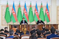 Prezidentlər mətbuata bəyanatlarla çıxış ediblər - FOTO
