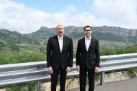 Prezidentlər Daşaltı kəndində birgə şəkil çəkdirdilər