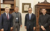 Ramin Məmmədov Vatikanın Apostol Kitabxanasının və Apostol Arxivinin rəhbəri ilə görüşüb